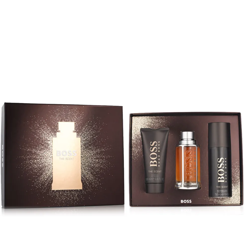 Boss The Scent For Him EDT 100 ml + DEO Spray 150 ml + SG 100 ml (man)