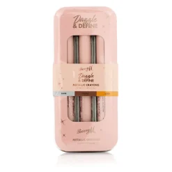 Dazzle & Define Metallic Crayons (Orchid Flower, White, Galactic Teal) 3 St.