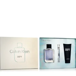 Defy EDT 100 ml + EDT MINI 10 ml + SG für Haut und Haar 100 ml (man)