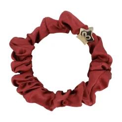 Gold Star Silk Scrunchie
