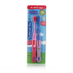 Peppa Pig Toothbrush Duo Super Soft 4-6 (Pink and Blue)