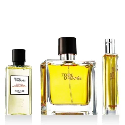 Terre D'Hermès Parfum 75 ml + Parfum 15 ml + DG Körper und Haar 40 ml M