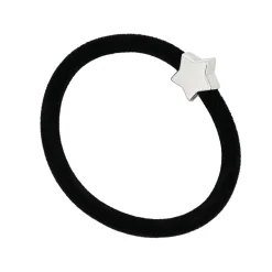 Velvet Silver Star Black