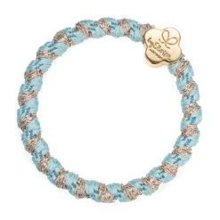 Woven Gold Quatrefoil